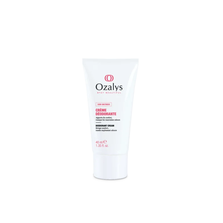 <div class="product-title-main">SOIN ONCTUEUX</div> <div class="product-title-sub">CRÈME DÉODORANTE</div> <div class="product-title-volume">40 mL</div>