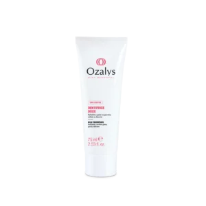 <div class="product-title-main">SOIN ESSENTIEL</div> <div class="product-title-sub">DENTIFRICE DOUX</div> <div class="product-title-volume">75 mL</div>